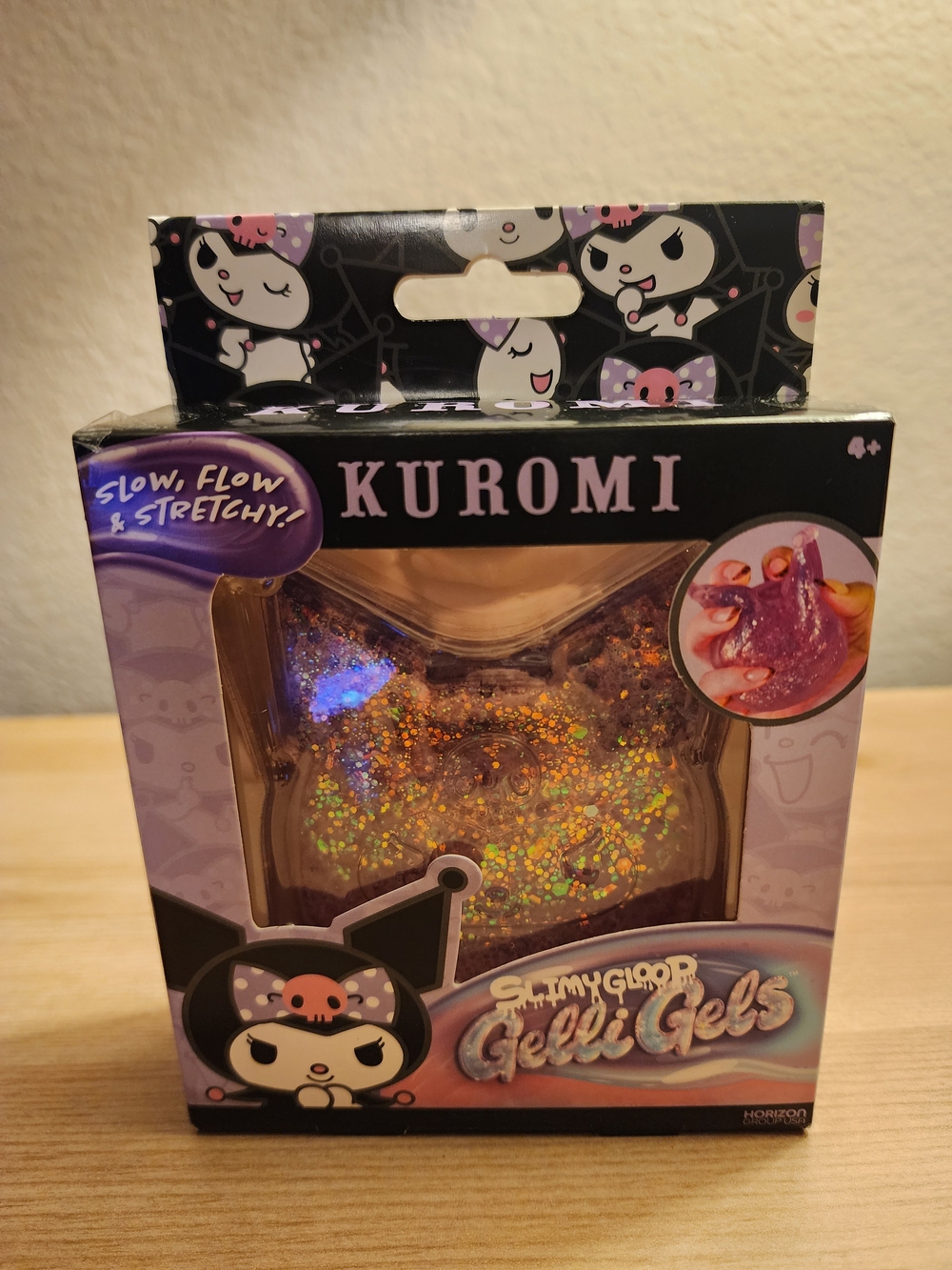 Kuromi Glitter Gelli Gels - Purple